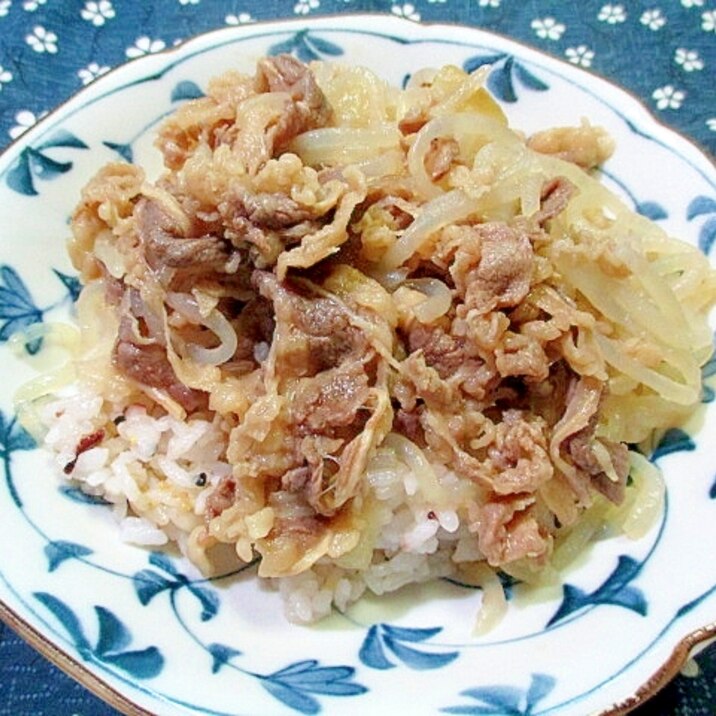 しらたきたっぷりヘルシー牛丼